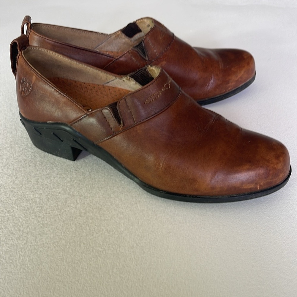 Ariat Brown Leather Mules